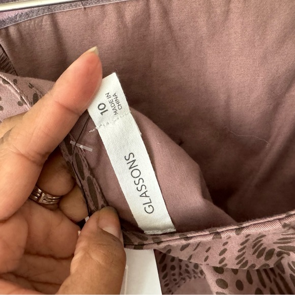 NWT Glassons 2 piece set! Crop tube top/flared pant set. Adjustable with boning! - Picture 8 of 9